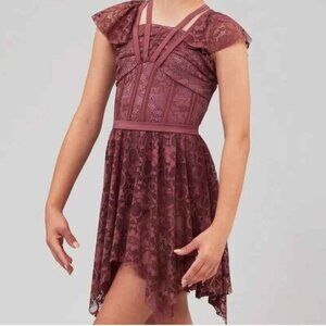 Weissman med child Lift Me Up lace contemporary ballet figure skating dress